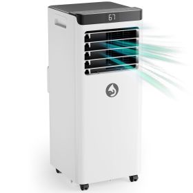 8000 BTU Portable Air Conditioner with Remote Control for 3-in-1 Use