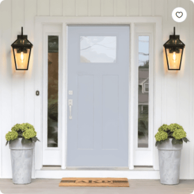 211-Pack Outdoor Wall Lantern Light  Modern Black Metal & Clear Glass Sconce For Porch, Patio, And Garden Lighting Bulb Not Included (Option: Black-BlackGlassTraditional)