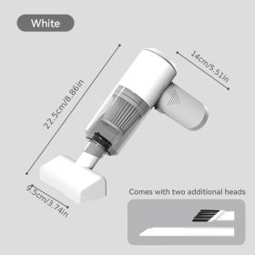Rechargeable Bed Pillow Sofa Uv Led Wireless Handheld Mites Vacuum Cleaner Anti Remove Dust Mite Controllers (Color: White, Style: 7.4V (4000Pa))