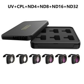 For DJI Mavic Mini 2 /MINI SE Camera Lens Filter MCUV ND4 ND8 ND16 ND32 CPL ND/PL Filters Kit for Mavic Mini Drone Accessories (Color: 6 PC)